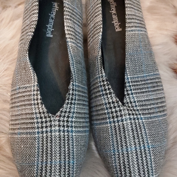 COPY - Jeffrey Campbell "Carla 2" Plaid Heels - Picture 3 of 7